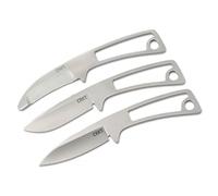 Columbia River Knife & Tool CRKT Black Fork Hunting Knife Set Giro Coltello, Argento, One Size