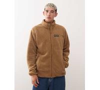 Columbia Felpa pile Rugged Ridge High Pile Full Zip - ecocompatibile, tasca petto - Marrone S