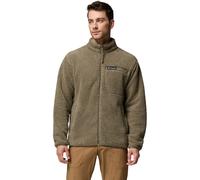 Columbia - Pile con zip da uomo - Rugged Ridge High Pile Full Zip Stone Green per Uomo - Taglia L - Kaki