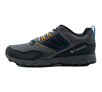 Columbia Scarpe Flow Walking da Uomo, Dark Grey Cyan Blue, 42.5 EU