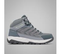 Columbia Strata Trail Mid Waterproof, Scarpe da Escursionismo Donna, Foglia di Salvia in Acciaio Grigio Titanio, 41 EU