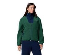 Columbia Sequoia Grove - Giacca in pile da donna con zip intera, foresta pluviale, blu navy, L