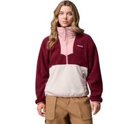 Columbia - Pile donna con mezza zip - Sequoia Grove 1/2 Zip Fleece Rich Wine Dark Stone Eraser Pink per Donne - Taglia XS - Rosa
