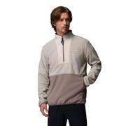 Columbia - Pile mezza zip - Sequoia Grove II Hz Fleece Flint Grey Iron Dark Stone per Uomo in Poliestere Riciclato - Taglia XL - Beige