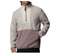 Columbia - Pile mezza zip - Sequoia Grove II Hz Fleece Flint Grey Iron Dark Stone per Uomo in Poliestere Riciclato - Taglia XL - Beige