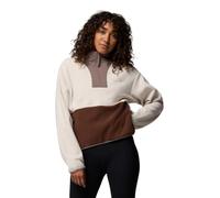 Columbia Sequoia Grove - Pile da donna con cerniera a mezza lunghezza, colore: grigio scuro/tabacco/ferro, taglia S