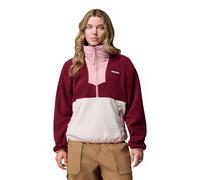 Columbia Sequoia Grove - Pile da Donna con Mezza Zip, Colore: Vinaccia Ricco, Pietra Scura, Rosa, S