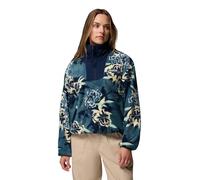 Pile Columbia Sequoia Grove Printed Half Zip blu indaco donna - S