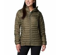 Columbia Silver Falls 2 Giacca con cappuccio, da donna, verde pietra, L