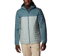 Columbia Silver Falls Hooded Jacket, Piumino Con Cappuccio, Uomo, Niagara/Metal, L