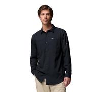 Columbia Silver Ridge Utility 2 - Camicia a Maniche Lunghe da Uomo, Colore Nero, Taglia S