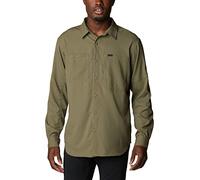 Columbia Silver Ridge Utility Lite a maniche lunghe da uomo, verde pietra, XXL