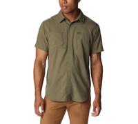 Columbia Silver Ridge™ Utility Lite, Camicia Manica Corta da Escursionismo Uomo (IT, Testo, XL, Regular, Regular, Stone Green)