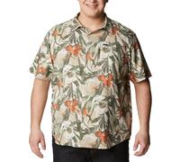 COLUMBIA Silver Ridge™ Utility Lite Novelty Short Sleeve Shirt - Uomo - Grigio / Verde / Arancione - Taglia S- modello 2023