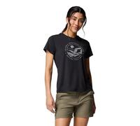 Columbia Sloan Ridge Graphic SS Tee, Tecnologia Omni-Wick, Gestione dell'umidità, Design pronto per l'avventura, Tessuto sostenibile - da donna