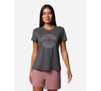 Columbia Sloan Ridge Graphic W - T-shirt - Donna - Nero XS