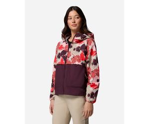 Columbia Spire Valley Printed W - Giacca Outdoor - Donna - Rosso S