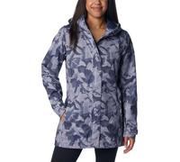 Columbia Splash A Little II Jacket, Chaqueta de lluvia impermeable Donna, Nocturnal Peonies Print,