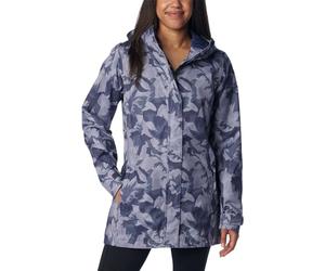 Columbia Splash A Little II Jacket, Chaqueta de lluvia impermeable Donna, Nocturnal Peonies Print,