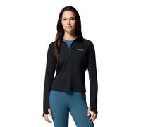 Columbia Stealth Spring Maglietta a Maniche Lunghe con Mezza Zip, Maglietta a Maniche Lunghe, Nera, XS