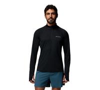 Columbia Stealth Spring Maglietta a Maniche Lunghe con Mezza Zip, Maglietta a Maniche Lunghe, Nera, XXL