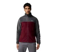 Columbia Steens Mountain Full Zip 2.0, Giacca in pile Uomo, Shark/Rich Wine, S
