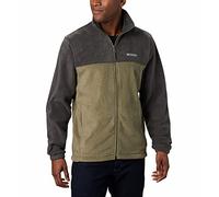 Columbia Steens Mountain-Felpa con Zip Intera 2.0 Giacca Pile, Squalo/Verde Pietra, XL (Alto) Uomo