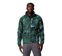 COLUMBIA Giacca di pile funzionale 'Steens Mountain™' blu chiaro / verde / abete / nero Uomo COLUMBIA XXL
