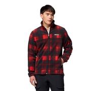 Columbia Steens Mountain - Giacca da uomo in pile con cerniera intera, colore rosso vela, XXL
