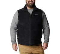 Columbia Steens Mountain Gilet in pile da uomo, nero, 3X