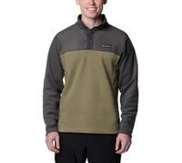 Columbia - Steens Mountain Half Snap II - Pullover in pile M olivia/grigio
