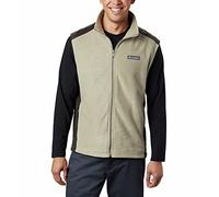 Columbia Steens Mountain Vest Gilet in pile da uomo Multicolore (Tusk, Buffalo) 4X-Large