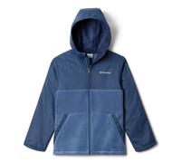Columbia Steens MTN 2-Felpa con Cappuccio Giacca in Pile con Zip Intera, Dark Mountain/Collegiate Navy, 140 Bambini e Ragazzi