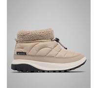 Columbia - Stivali bassi caldi e idrorepellenti - Snowtrot Shorty Soft Taupe Shark per Donne in Pelle - Taglia 9,5 US - Beige