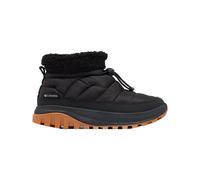 Columbia - Stivali bassi caldi e idrorepellenti - Snowtrot Shorty Black Sea Salt per Donne in Pelle - Taglia 11 US - Nero
