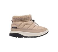 Columbia - Stivali bassi caldi e idrorepellenti - Snowtrot Shorty Soft Taupe Shark per Donne in Pelle - Taglia 8 US - Beige