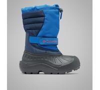 Columbia Powderbug Snowlite, Stivali da neve Unisex - bambini e ragazzi, Mountain Blue/Spicy Youth, 34 EU