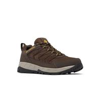 Columbia Strata Trail Low WP, Scarpe da Escursionismo Uomo, Cordovan, Golden Yellow, 44.5 EU