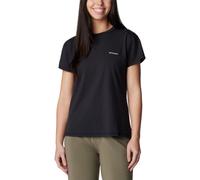 Columbia Sun Trek Short Sleeve Graphic Tee, Camiseta técnica de Manga Corta Donna, Black, Naturally Boundless,