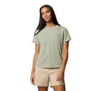 Columbia Sun Trek Short Sleeve II Maglietta a Maniche Corte, Safari, L Donna