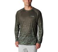 Columbia Super Terminal Tackle PFG Fresh Fade manica lunga, verde oliva scuro/testato Tough Fresh Super Fade, M