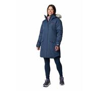 Columbia Suttle Mountain-Giacca Termica Lunga Invernale, Collegiate Blu Navy, S Donna