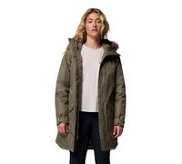 Columbia Suttle Mountain Long Insulated Jacket, Waterproof, Termoriflettente, Imbottitura sintetica, Maniche regolabili, Pelliccia sintetica staccabile - da donna