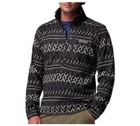 Columbia - Sweater Weather Printed Half Zip II - Pullover in pile L nero/grigio