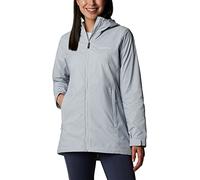Columbia Switchback Lined Long Jacket Giacca Shell, Cirrus Grey, 1X Donna