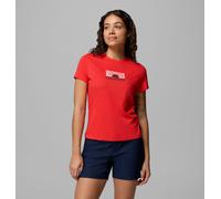 Columbia - T-shirt aderente e stampata Ruby Springs™ - Rosso - Taglia L - Donna