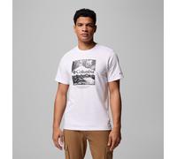 Columbia CSC Seasonal Logo Tee, Maglietta a Manica Corta, Bianco, Waterscape, M
