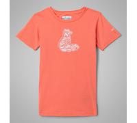 Columbia - T-shirt grafica e casual in cotone Mission Lake™ ragazza - Arancione- Taglia S (8 anni)