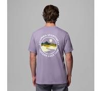 Columbia - CSC Outdoor Back Graphic Tee - - Sport - Uomo - Viola - M