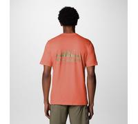 Columbia - Rapid Ridge II - T-shirt rossa con grafica sul retro-Rosso M